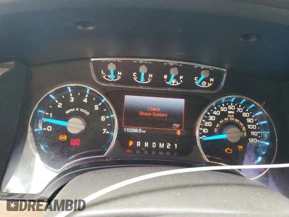 2013 Ford F-150 XL z VIN 1FTFW1ET2DKF13102, wystawiony jako Copart lot #58596235 z przebiegiem 110 298 mil mil oraz Szkoda całkowita • Salvage title. Historia ofert i sprzedaży dostępna na DreamBid. Obrazek 9.