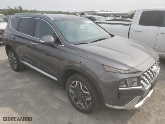 2021 Hyundai Santa Fe Hybrid SEL Premium with VIN KM8S3DA18MU003849, listed as a Copart auction lot 54848803 with 22,048 mi miles. Bid and sale history available at carsss.com. Image 4.