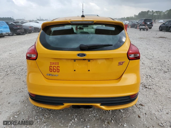 2015 Ford Focus ST with VIN 1FADP3L94FL240464, listed as a Copart auction lot 50611475 with 235,509 mi miles and Salvage Title. Bid and sale history available at carsss.com. Image 6.
