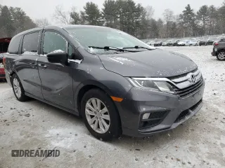 2018 Honda Odyssey LX with VIN 5FNRL6H28JB013928, listed as a Copart auction lot 87695025 with 194,390 mi miles and Salvage Title. Bid and sale history available at carsss.com. Image 4.