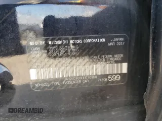 2017 Mitsubishi Lancer ES with VIN JA32U2FU6HU010960, listed as a Copart auction lot 72648074 with 107,524 mi miles and Salvage Title. Bid and sale history available at carsss.com. Image 13.