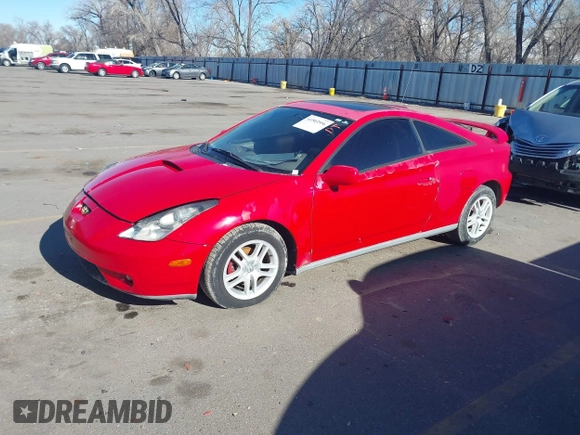2000 Toyota Celica GT with VIN JTDDR32T2Y0044903, listed as a IAAI auction lot 41503556 with 164,988 mi miles and . Bid and sale history available at DreamBid. Image 2.