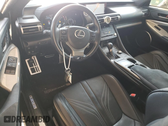 2020 Lexus RC F F z VIN JTHDP5BC5L5007372, wystawiony jako Copart lot #71937174 z przebiegiem 67 287 mil mil oraz Szkoda całkowita • Salvage title. Historia ofert i sprzedaży dostępna na DreamBid. Obrazek 8.