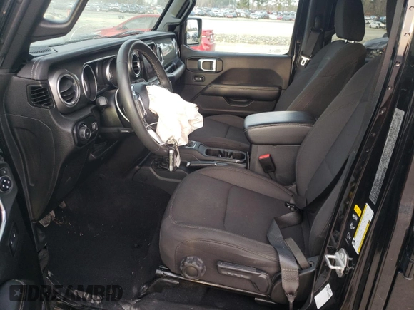 2023 Jeep Wrangler Sahara with VIN 1C4HJXEN3PW505342, listed as a Copart auction lot 49011955 with 54,690 mi miles and Salvage Title. Bid and sale history available at carsss.com. Image 7.