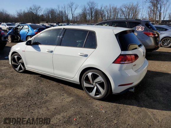 2019 Volkswagen Golf GTI S with VIN 3VW6T7AU6KM015496, listed as a Copart auction lot 46040564 with 49,972 mi miles and Salvage Title. Bid and sale history available at carsss.com. Image 2.