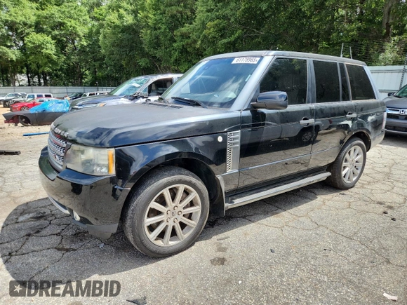 2010 Land Rover Range Rover SC with VIN SALMF1E44AA319486, listed as a Copart auction lot 61178965 with 191,360 mi miles and Clean title. Bid and sale history available at DreamBid. Image 1.