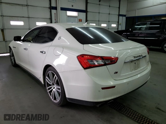 2015 Maserati Ghibli S Q4 with VIN ZAM57RTA8F1153413, listed as a Copart auction lot 42152062 with 54,884 mi miles. Bid and sale history available at carsss.com. Image 3.