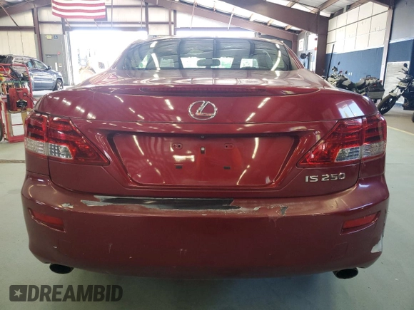 2012 Lexus IS 250 C with VIN JTHFF2C29C2526040, listed as a Copart auction lot 71417364 with 153,210 mi miles and Salvage title. Bid and sale history available at DreamBid. Image 6.