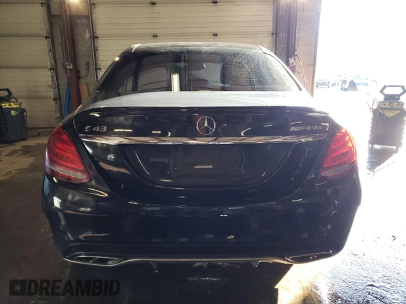 2017 Mercedes-Benz C 43 AMG with VIN 55SWF6EB2HU182530, listed as a Copart auction lot 88768615 with 137,793 mi miles and Salvage Title. Bid and sale history available at DreamBid. Image 6.