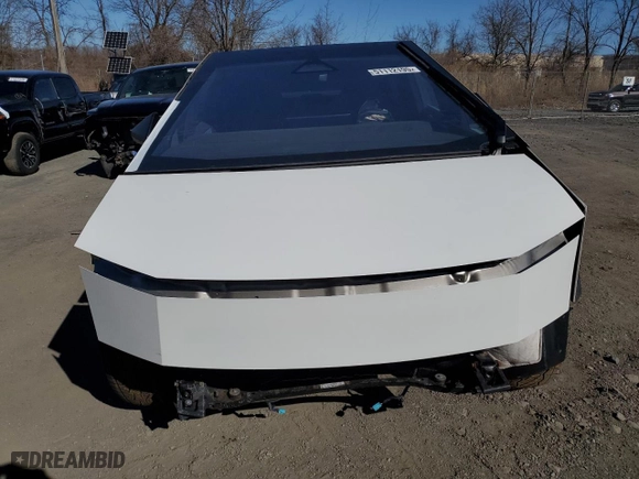 2024 Tesla Cybertruck Cyberbeast with VIN 7G2CEHEE8RA037002, listed as a Copart auction lot 51112195 with 7,477 mi miles and Salvage Title. Bid and sale history available at carsss.com. Image 5.