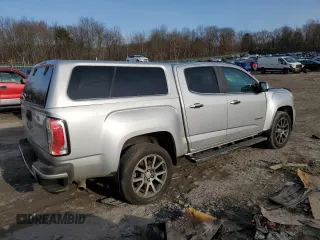 2018 GMC Canyon 4WD Denali with VIN 1GTG6EEN7J1236851, listed as a Copart auction lot 81907584 with 0 mi miles and Salvage Title. Bid and sale history available at carsss.com. Image 3.