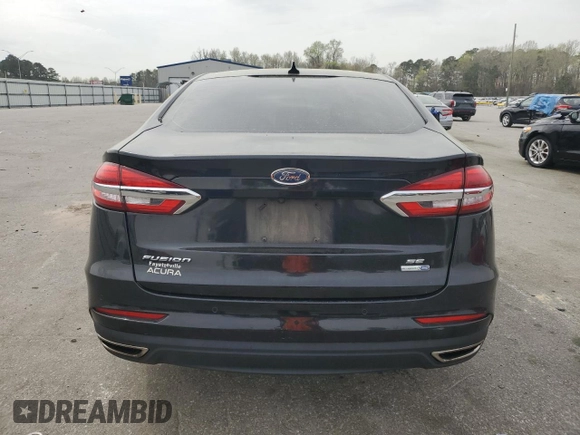 2020 Ford Fusion SE with VIN 3FA6P0T94LR190475, listed as a Copart auction lot 49952925 with 98,688 mi miles and Salvage title. Bid and sale history available at DreamBid. Image 6.