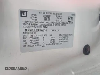2010 Chevrolet Tahoe LT z VIN 1GNMCBE32AR228142, wystawiony jako IAAI lot #42119831 z przebiegiem 220 026 mil mil oraz . Historia ofert i sprzedaży dostępna na DreamBid. Obrazek 9.