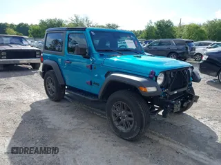 2024 Jeep Wrangler Sport S with VIN 1C4PJXAG7RW246277, listed as a IAAI auction lot 42236966 with 7,823 mi miles and . Bid and sale history available at DreamBid. Image 1.