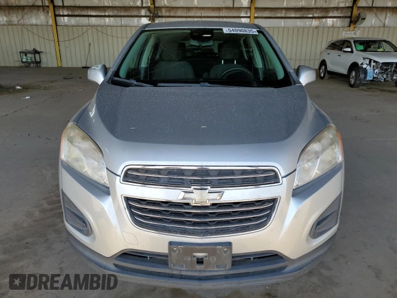 2015 Chevrolet Trax LS with VIN KL7CJKSB4FB256897, listed as a Copart auction lot 54090835 with 117,981 mi miles and Clean Title. Bid and sale history available at carsss.com. Image 5.