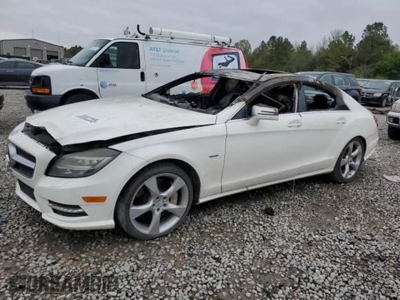 2012 Mercedes-Benz CLS-Class CLS 550 with VIN WDDLJ9BB1CA033414, listed as a Copart auction lot 50982285 with Not Provided miles and Non Repairable. Bid and sale history available at carsss.com. Image 1.
