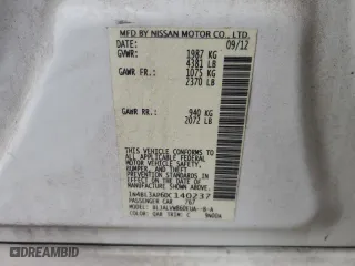 2013 Nissan Altima 3.5 SL with VIN 1N4BL3AP6DC140237, listed as a Copart auction lot 47887865 with 81,094 mi miles and Salvage Title. Bid and sale history available at carsss.com. Image 14.