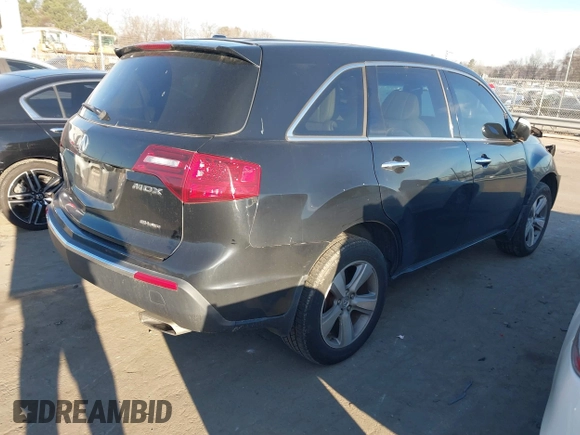 2010 Acura MDX Technology Pkg with VIN 2HNYD2H68AH523947, listed as a IAAI auction lot 41132813 with 185,187 mi miles. Bid and sale history available at carsss.com. Image 4.