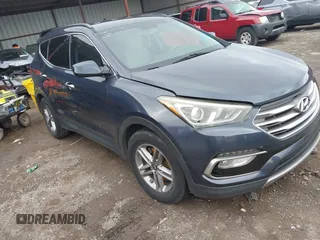 2017 Hyundai Santa Fe 2.4L with VIN 5XYZU3LB7HG434111, listed as a IAAI auction lot 42372632 with 131,183 mi miles and . Bid and sale history available at DreamBid. Image 1.
