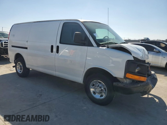 2010 Chevrolet Express Cargo with VIN 1GCZGFBA5A1162729, listed as a Copart auction lot 45866105 with Not provided miles and Salvage title. Bid and sale history available at DreamBid. Image 4.
