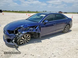 2020 Audi A4 Premium with VIN WAUGMAF48LN012663, listed as a Copart auction lot 58763595 with 126,688 mi miles and Salvage title. Bid and sale history available at DreamBid. Image 1.