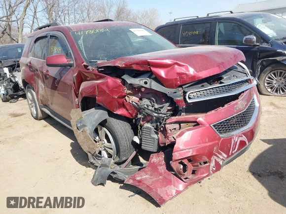 2012 Chevrolet Equinox LT w/1LT with VIN 2GNFLEEK0C6357285, listed as a IAAI auction lot 41780184 with 163,220 mi miles. Bid and sale history available at carsss.com. Image 6.