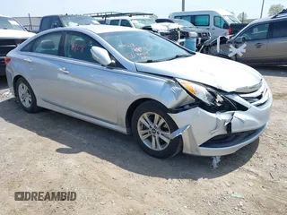 2014 Hyundai Sonata GLS with VIN 5NPEB4AC1EH818993, listed as a IAAI auction lot 42138808 with 29,059 mi miles and . Bid and sale history available at carsss.com. Image 1.