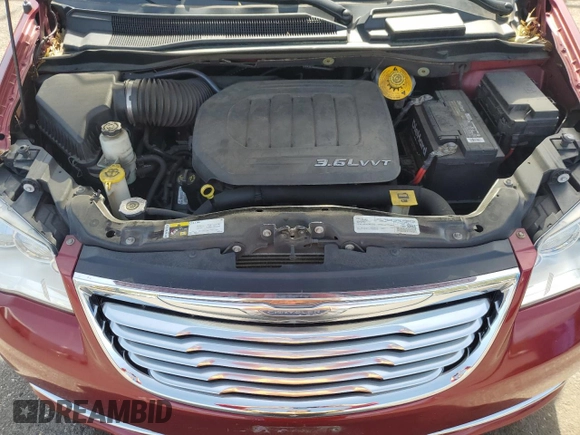 2016 Chrysler Town & Country Touring with VIN 2C4RC1BG1GR141058, listed as a Copart auction lot 55392745 with 143,593 mi miles and Clean Title. Bid and sale history available at carsss.com. Image 12.