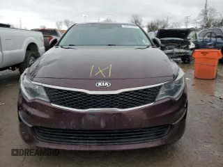 2017 Kia Optima LX with VIN 5XXGT4L35HG166544, listed as a Copart auction lot 43211275 with 124,274 mi miles and Clean Title. Bid and sale history available at carsss.com. Image 5.