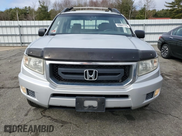 2009 Honda Ridgeline RT with VIN 2HJYK16259H501398, listed as a Copart auction lot 49847775 with 197,703 mi miles and Salvage title. Bid and sale history available at DreamBid. Image 5.