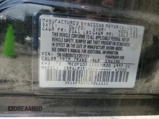 2020 Nissan Sentra SR z VIN 3N1AB8DV7LY261111, wystawiony jako Copart lot #58162475 z przebiegiem 67 031 mil mil oraz Szkoda całkowita • Salvage title. Historia ofert i sprzedaży dostępna na DreamBid. Obrazek 12.