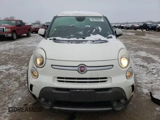 2014 FIAT 500L Trekking with VIN ZFBCFADH7EZ016087, listed as a Copart auction lot 36799254 with 133,852 mi miles and Salvage Title. Bid and sale history available at carsss.com. Image 5.