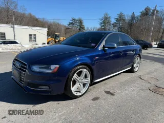 2014 Audi S4 Premium Plus with VIN WAUBGAFL1EA00570, listed as a Copart auction lot 54531555 with 158,010 mi miles and Clean Title. Bid and sale history available at carsss.com. Image 2.