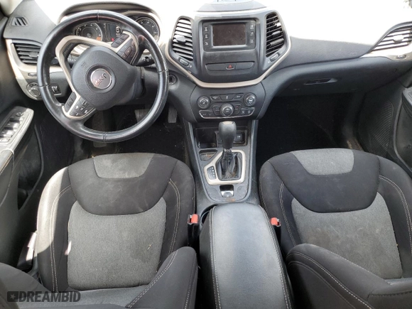 2015 Jeep Cherokee Sport with VIN 1C4PJLAB2FW723027, listed as a Copart auction lot 87520855 with 118,122 mi miles and Salvage Title. Bid and sale history available at carsss.com. Image 8.