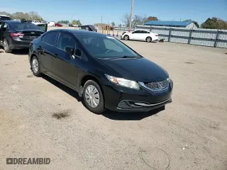 2015 Honda Civic Sedan LX with VIN 19XFB2F54FE294229, listed as a Copart auction lot 49464555 with 77,191 mi miles and Salvage Title. Bid and sale history available at carsss.com. Image 11.