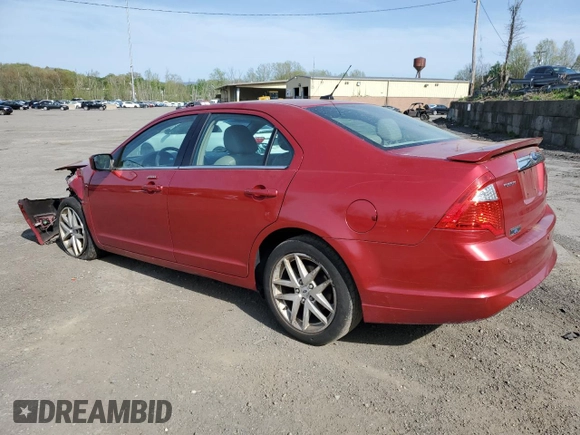 2011 Ford Fusion SEL with VIN 3FAHP0JA3BR230825, listed as a Copart auction lot 55125175 with 97,192 mi miles and Salvage Title. Bid and sale history available at DreamBid. Image 2.