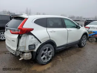2017 Honda CR-V EX with VIN 2HKRW2H51HH111124, listed as a Copart auction lot 50997665 with 126,070 mi miles and Salvage Title. Bid and sale history available at carsss.com. Image 3.