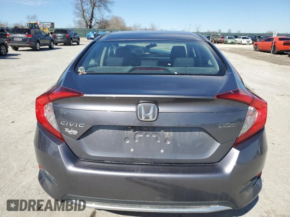 2020 Honda Civic LX z VIN 2HGFC2F63LH538928, wystawiony jako Copart lot #48202695 z przebiegiem 46 390 mil mil oraz Szkoda całkowita • Salvage title. Historia ofert i sprzedaży dostępna na DreamBid. Obrazek 6.