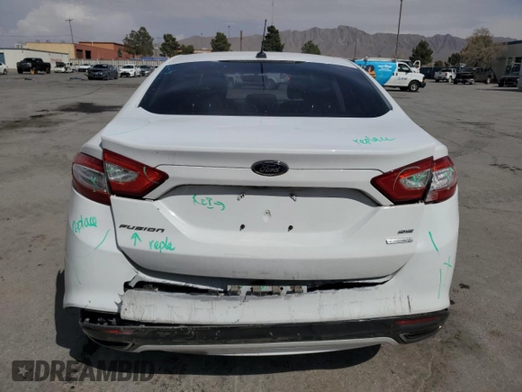 2016 Ford Fusion SE with VIN 3FA6P0H9XGR179298, listed as a Copart auction lot 50993345 with 164,299 mi miles and Salvage Title. Bid and sale history available at carsss.com. Image 6.