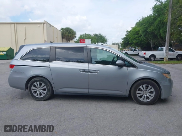 2017 Honda Odyssey EX-L with VIN 5FNRL5H66HB013840, listed as a IAAI auction lot 41768858 with 100,547 mi miles and . Bid and sale history available at DreamBid. Image 13.