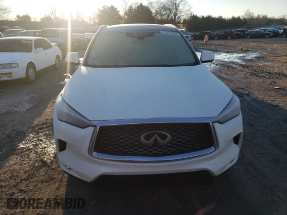 2019 Infiniti QX50 LUXE with VIN 3PCAJ5M37KF103066, listed as a Copart auction lot 71511262 with 59,538 mi miles. Bid and sale history available at carsss.com. Image 5.