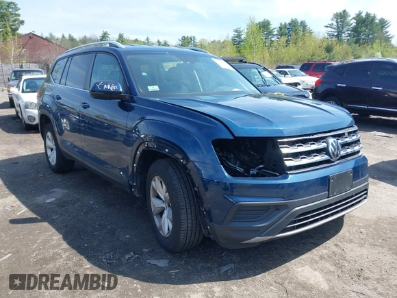 2019 Volkswagen Atlas S with VIN 1V2GR2CA6KC552560, listed as a IAAI auction lot 42154712 with 68,906 mi miles and . Bid and sale history available at DreamBid. Image 1.