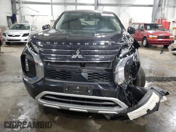 2022 Mitsubishi Outlander SE with VIN JA4J4UA8XNZ086077, listed as a Copart auction lot 55112805 with 39,859 mi miles and Salvage title. Bid and sale history available at DreamBid. Image 5.