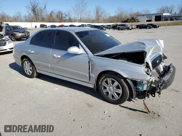 2005 Hyundai Sonata GL with VIN KMHWF25H55A138150, listed as a Copart auction lot 50718395 with 150,638 mi miles and Salvage Title. Bid and sale history available at carsss.com. Image 4.