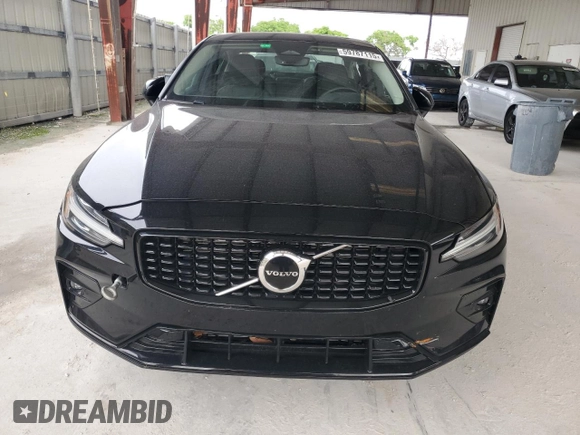 2024 Volvo S60 Core Dark Theme with VIN 7JRL12FK5RG291468, listed as a Copart auction lot 59787115 with 7,388 mi miles and Salvage title. Bid and sale history available at DreamBid. Image 5.