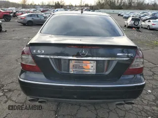 2007 Mercedes-Benz E 63 AMG with VIN WDBUF77X37B062856, listed as a Copart auction lot 41478925 with 110,431 mi miles and Salvage Title. Bid and sale history available at carsss.com. Image 6.