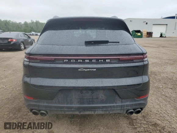 2024 Porsche Cayenne with VIN WP1AA2AY3RDA12276, listed as a Copart auction lot 61544005 with 4,183 mi miles and Clean title. Bid and sale history available at DreamBid. Image 6.