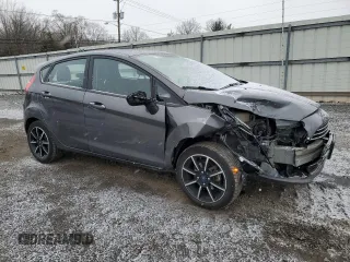 2018 Ford Fiesta SE with VIN 3FADP4EJ9JM123063, listed as a Copart auction lot 46088195 with 48,376 mi miles and Salvage Title. Bid and sale history available at carsss.com. Image 4.