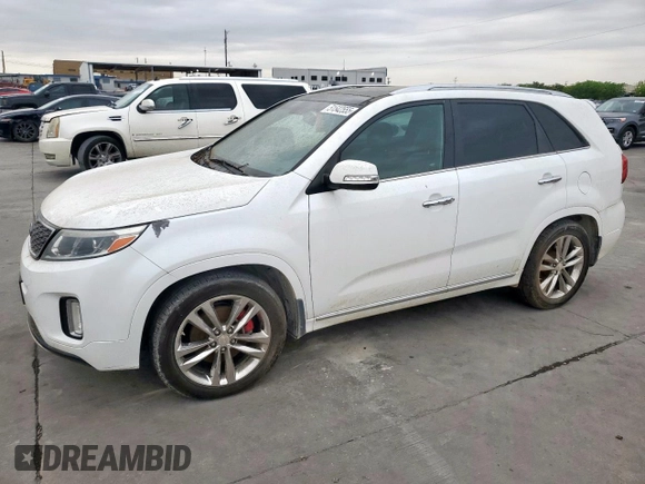 2014 Kia Sorento SX with VIN 5XYKW4A73EG541023, listed as a Copart auction lot 51542555 with 186,735 mi miles and Clean Title. Bid and sale history available at carsss.com. Image 1.