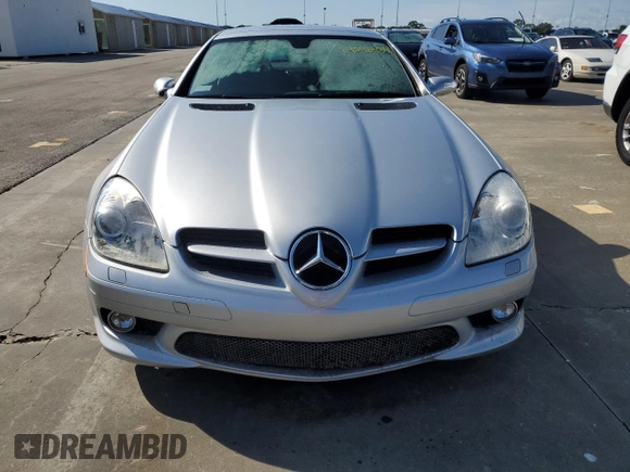 2005 Mercedes-Benz SLK-Class with VIN WDBWK56F65F030071, listed as a Copart auction lot 74048934 with 0 mi miles and Salvage Title. Bid and sale history available at carsss.com. Image 5.